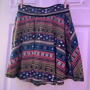 Tribal Print Skirt